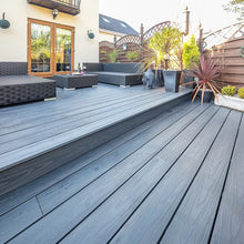 Habitat Grey Composite Deck Board Dual Finish Gardens-Wothorpe Nurseries
