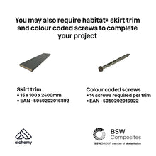 Habitat Grey Composite Deck Board Dual Finish Gardens-Wothorpe Nurseries