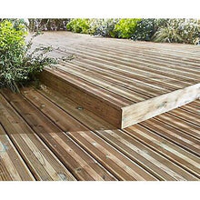 Klikstrom Lemhi Green Pine Deck Board Grooved Sides DIY-Wothorpe Nurseries