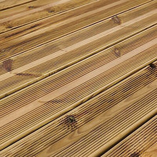Klikstrom Lemhi Green Pine Deck Board Grooved Sides DIY-Wothorpe Nurseries