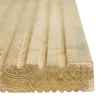 Klikstrom Madeira Green Spruce Deck Board For Patio Grooved-Wothorpe Nurseries