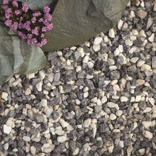 Moonlight Mix Grey 10 30mm Stone Chippings Garden Large Bag-Wothorpe Nurseries