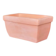 Verve 7L Stone Whitewashed Rectangular Planter For Patio-Wothorpe Nurseries