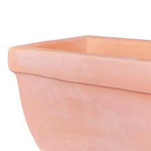 Verve 7L Stone Whitewashed Rectangular Planter For Patio-Wothorpe Nurseries