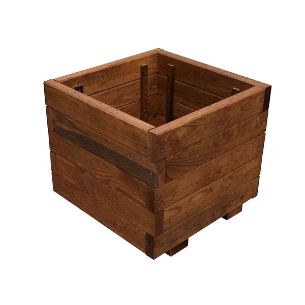 Verve Bopha 60L Wooden Square Trough Durable Gardeners-Wothorpe Nurseries