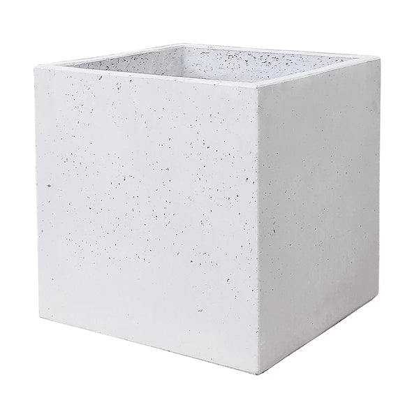 Verve Concrete Square Planter 29L Light Grey Outdoor Decor-Wothorpe Nurseries