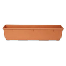 Verve Florus Brown Plastic Bell Trough Planter Home Decor-Wothorpe Nurseries