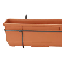 Verve Florus Brown Plastic Bell Trough Planter Home Decor-Wothorpe Nurseries