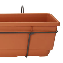 Verve Florus Brown Plastic Bell Trough Planter Home Decor-Wothorpe Nurseries