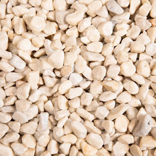 White 15-20mm Marble Pebbles For Landscape Gardens Durable-Wothorpe Nurseries
