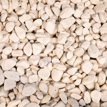 White Marble Pebbles 20 To 40mm Polished For Gardeners-Wothorpe Nurseries