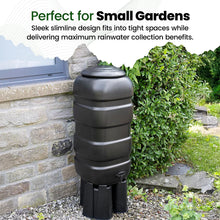 Hardys 100L Garden Slimline Water Butt With Tap Kit-Wothorpe Nurseries
