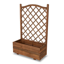 Verve Bopha 100L Gardeners Rectangular Trough Trellis-Wothorpe Nurseries