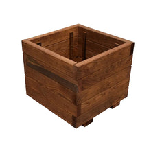 Verve Bopha 60L Wooden Square Trough Durable Gardeners-Wothorpe Nurseries