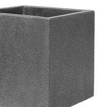 Verve Durable Dark Grey Concrete Square Planter 56L Outdoor-Wothorpe Nurseries