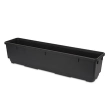 Verve Florus Black Plastic Bell Trough Garden UV Resistant-Wothorpe Nurseries