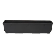Verve Florus Black Plastic Bell Trough Garden UV Resistant-Wothorpe Nurseries